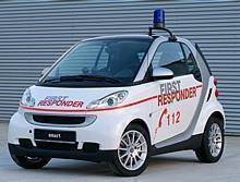 Der Smart wurde auf der RETTmobil 2008 als 'First Responder' vorgestellt. Foto: Auto-Reporter/Daimler